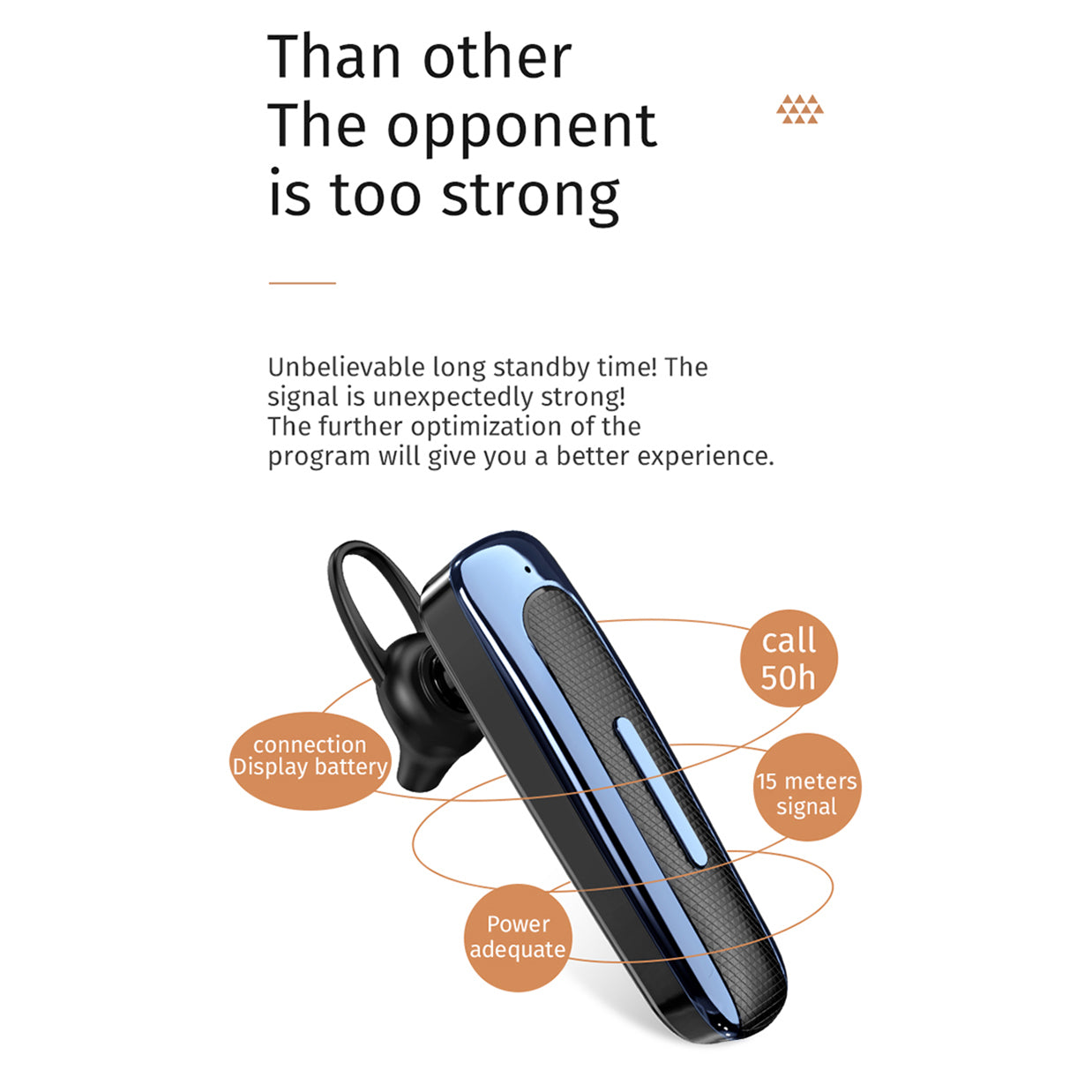 E1 Business Style Bluetooth 5.0 Earbuds Ear-hook Wireless Stereo Earphones E1 Business Style Bluetooth 5.0 Earbuds Ear-hook Wireless Stereo Earphones